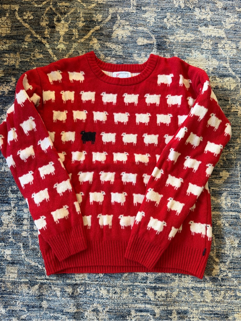 Authentic Warm & Wonderful Wool Diana Edition Sheep Sweater, Women’s L